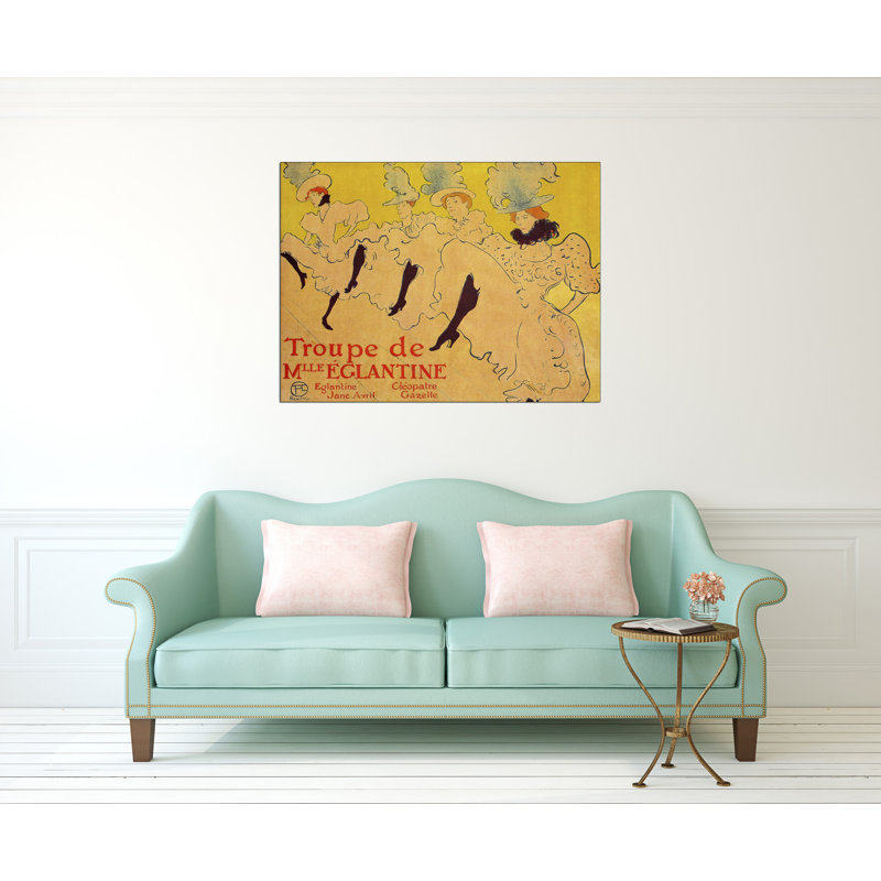 Henri De Toulouse-Lautrec - Wrapped Canvas Painting, 60cm H x 80cm W x 1.8cm D