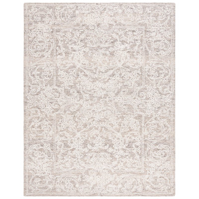 Abstract Hand Tufted Wool Oriental Rug