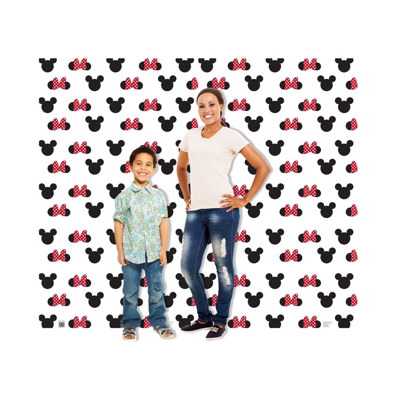 Disney Mickey & Minnie Ears Red Polka Dot Cardboard Standup