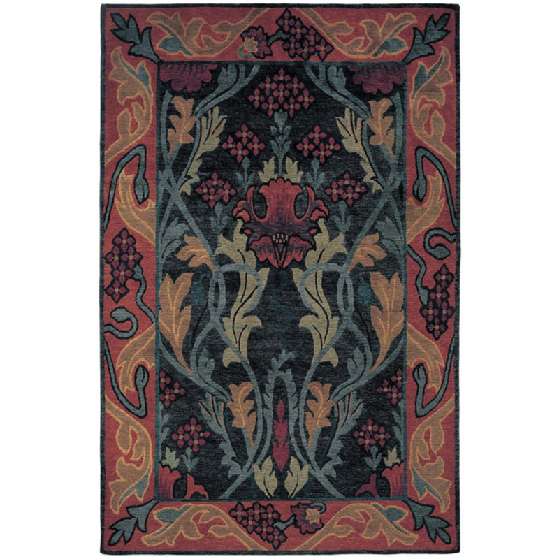 English Garden Wool Floral Area Rug