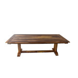 Table de salle à manger en bois massif Bria