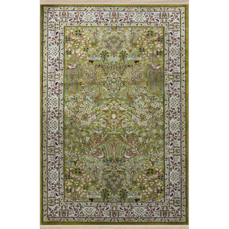 Tapis rectangulaire Virgen, Rectangle 2 pi 8 po x 5 pi