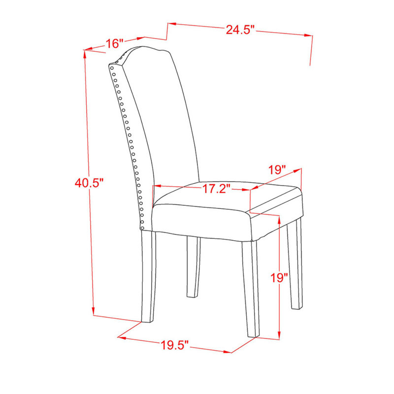5 Piece Dinette Set Includes a Rectangle Dining Room Table with Dropleaf and 4 Dark Shitake Linen Fabric Upholstered Parson Chairs, Linen White