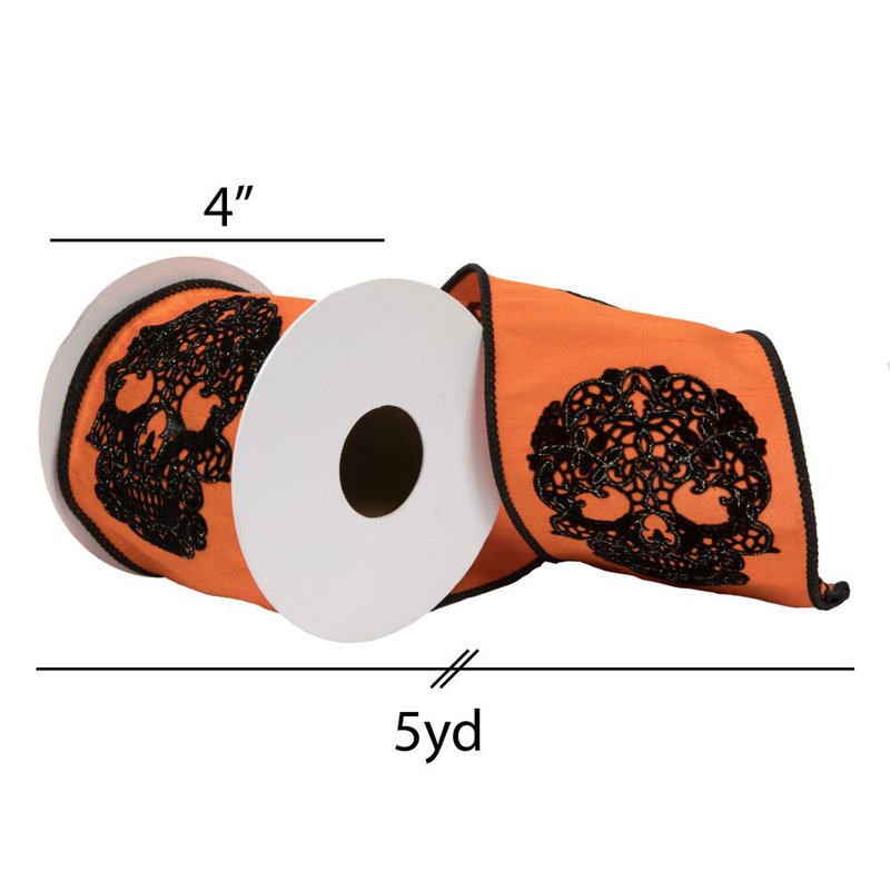 Ruban Dupion, Orange