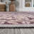 Victoria Ornate Persian All-Over Machine-Washable Brown/Gray Rug-2031093196