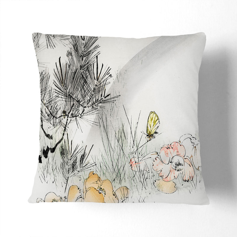 Square Throw Cushion, 40cm H x 40cm W x 15cm D