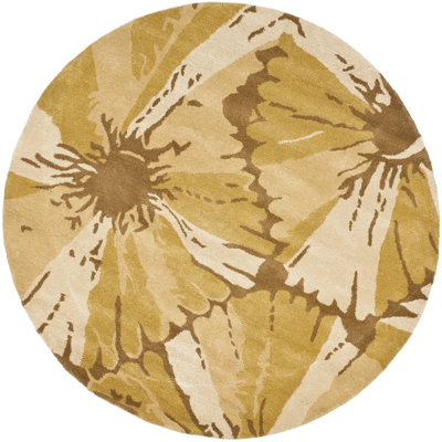 Soho Hand Tufted Wool And Viscose Floral Rug