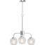 Melisa 3-Light Indoor Polished Nickel Classic/Traditional Chandelier with Clear Glass Shade