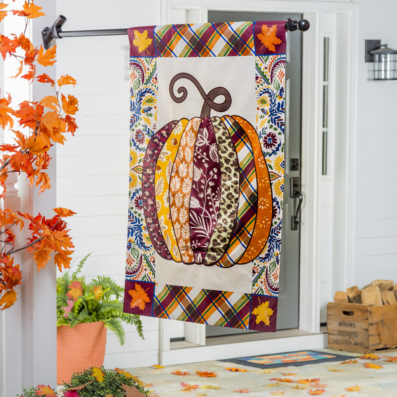 Drapeau de maison en nylon Alfonsina, H 44 po x l 28 po