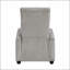 Fauteuil inclinable moderne avec dossier en velours côtelé gris clair pour plus de confort et de style dans les salons-1755880634