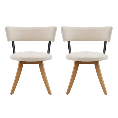 Chaises de salle à manger rembourrées Skara