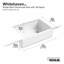 Whitehaven® 33" x 22" Self-Trimming Under-Mount Single-Bowl Kitchen Sink with Tall Apron-13239213