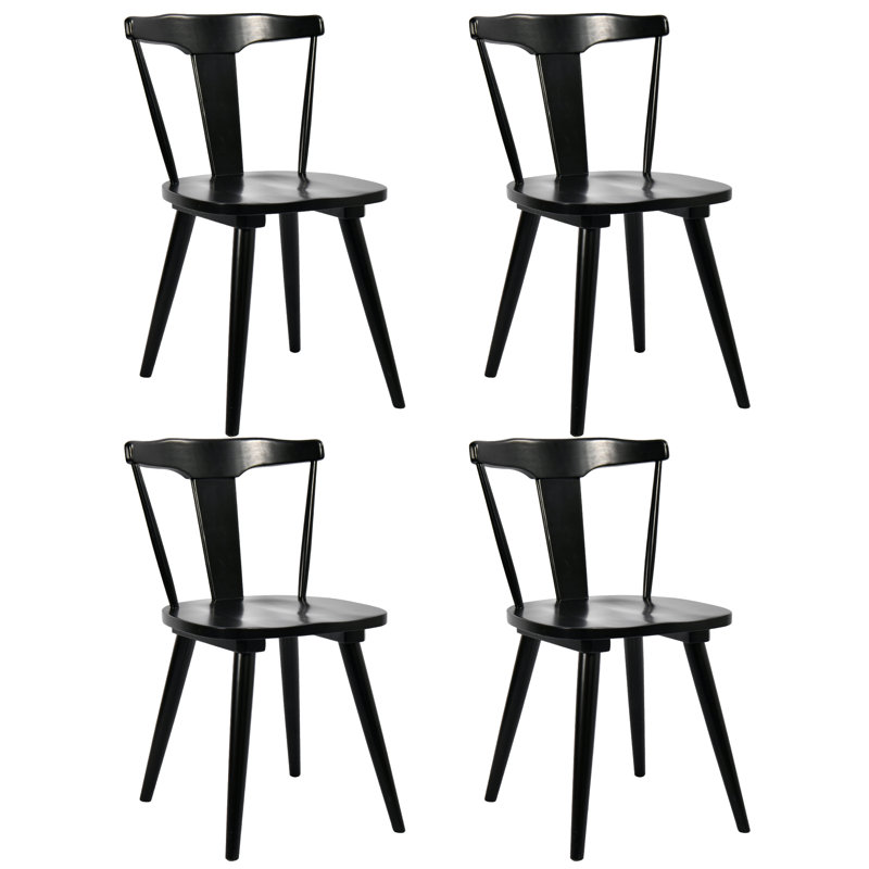 Maybelin Modern Solid Wood Dining Chair , 4