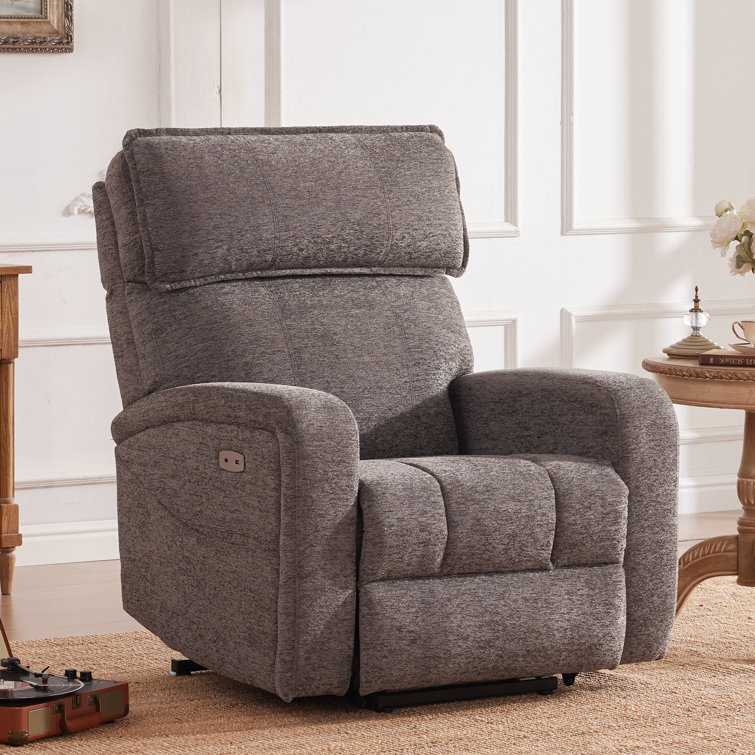 Lift Chair For Elderly Manual 3-Speed Adjustable Headrest,Dual Heating, Massage Recliner