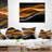 Gold Silver Inward Lines - Abstract Printed Throw Pillow