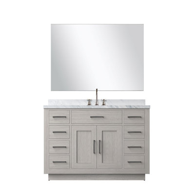 Ensemble de meuble-lavabo simple 48 "avec miroir