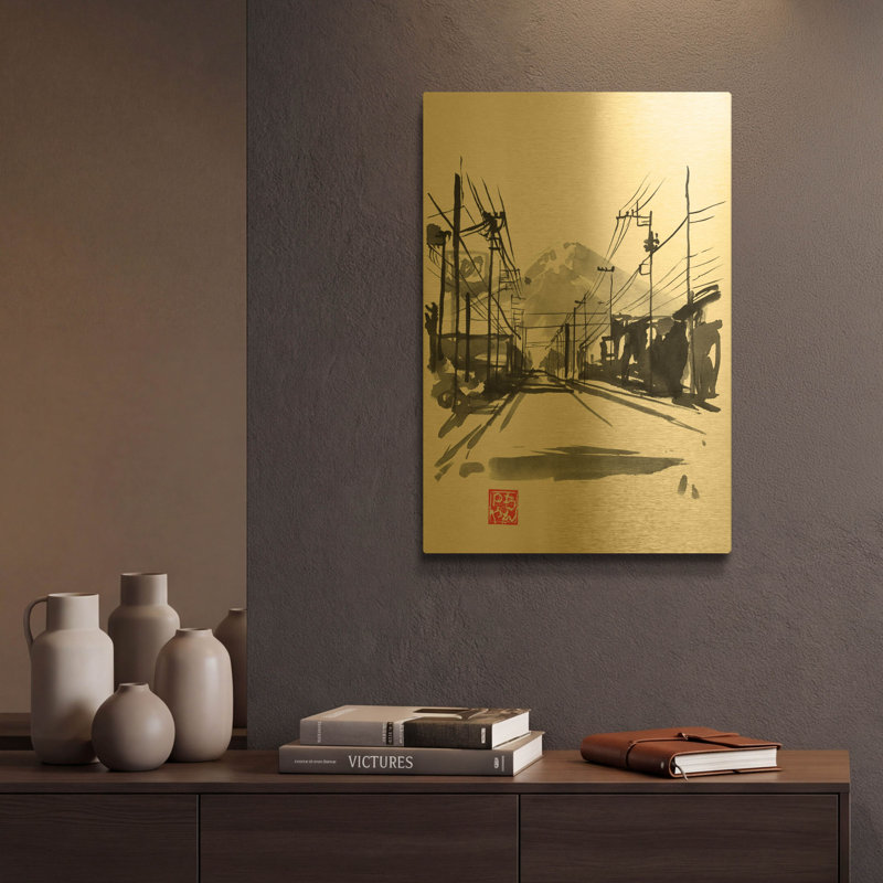 " Fujiyishida 02 " by Pechane, 12"x16"
