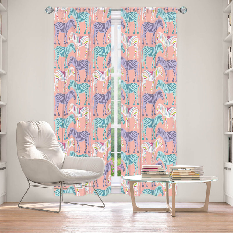 Paire de rideaux obscurcissant en polyester Efim, L 20 po x L 61 po