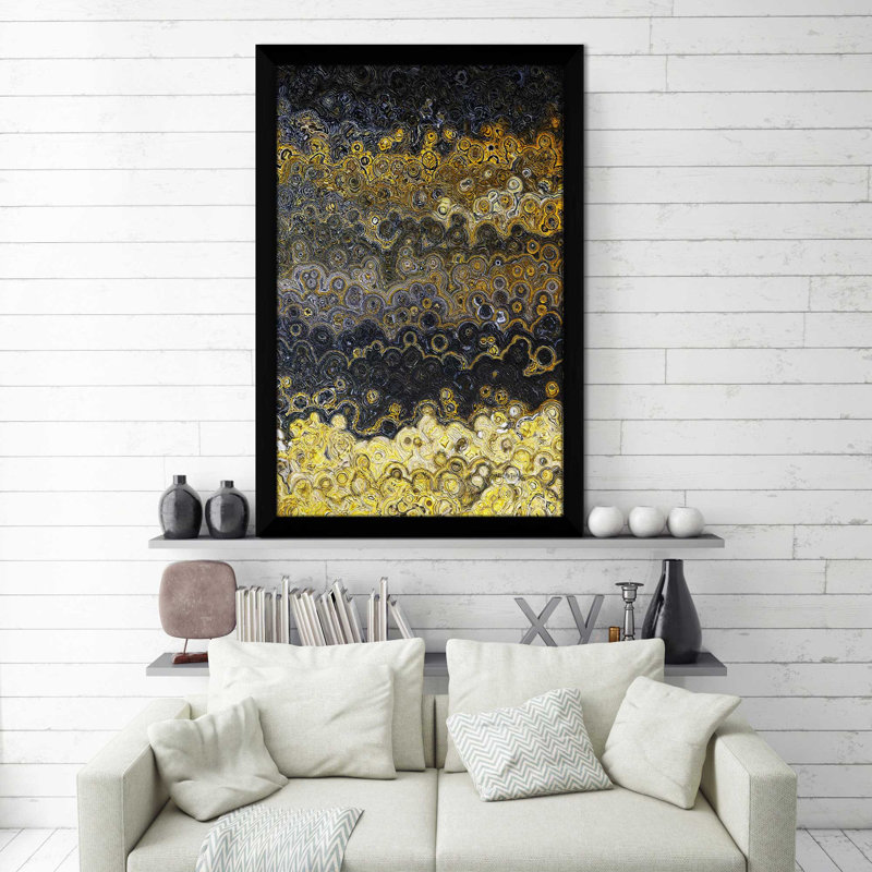 «Light Has Dawné, Matthew 4: 16» par Mark Lawrence, reproduction d'art, H 27,5 po x l 21,5 po x P 0,75 po, Cadre noir