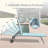 Mayrelin Outdoor Metal Chaise Lounge Set-832677747