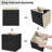 Storage Fabric Cardboard Bin Set (Set of 6)