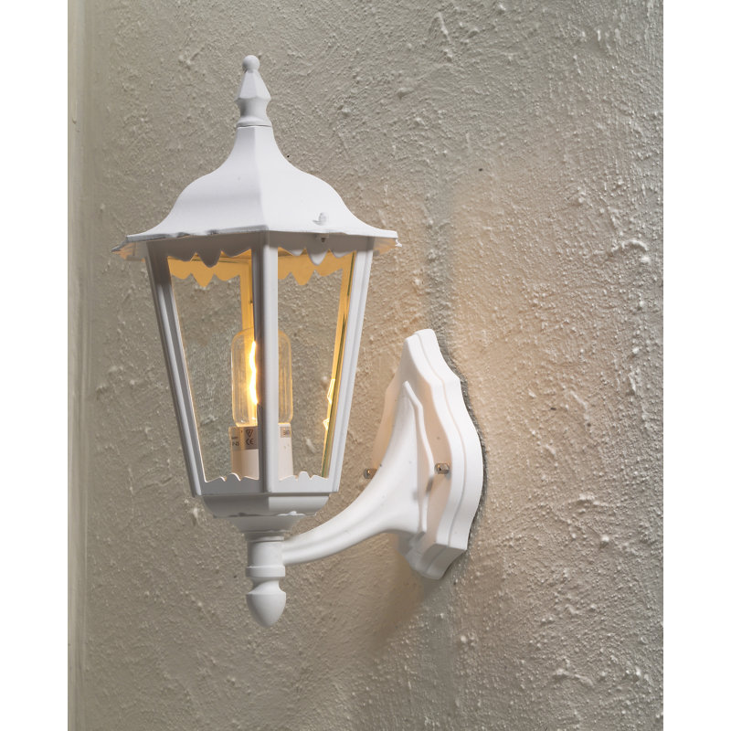 Firenze Outdoor Wall Lantern, White