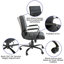 Chaise de bureau pivotante à dossier moyen Whitney-886653555-886653554