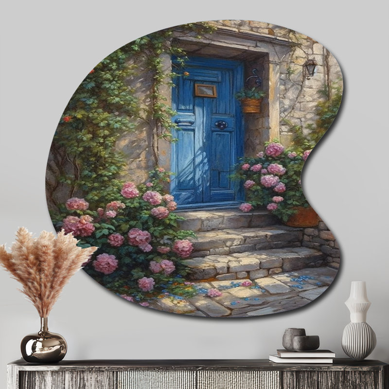 Ilana - art mural asymétrique en métal, H 33 po x l 33 po