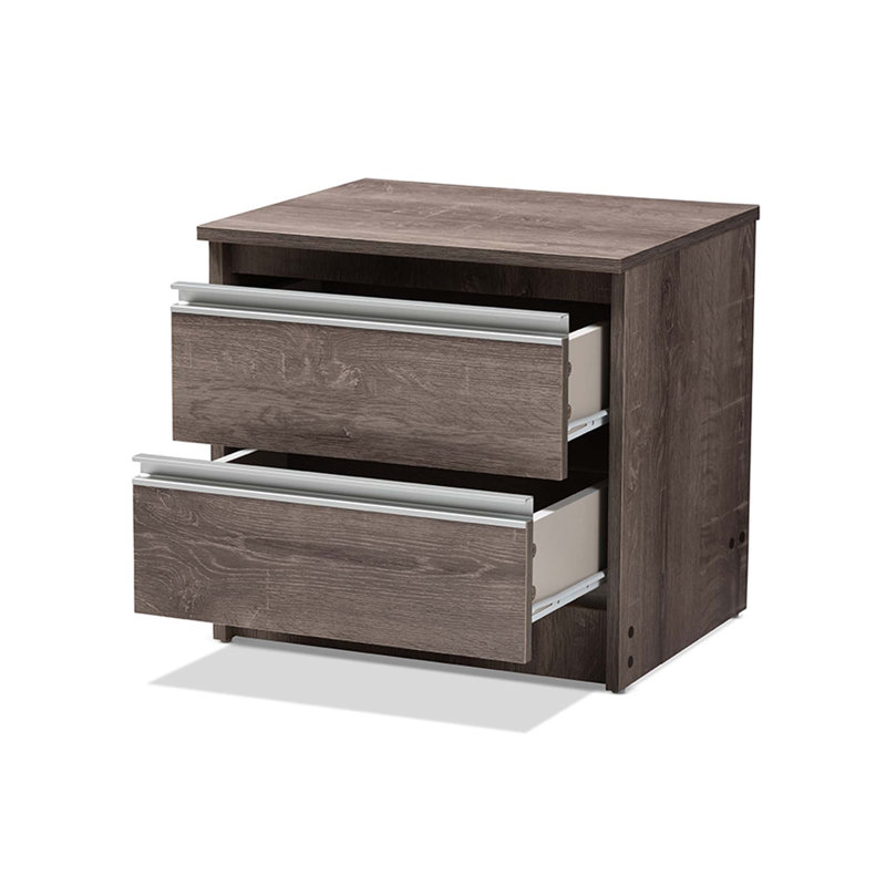 Table de chevet 2 tiroirs Caden Naomi
