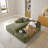 105'' Modular Sectional Sofa, Cloud Sectional Couch with Deep Seat, Modern Modular L-Shape Sofa Couch with Ottoman,Upholstered Couches for Living Room Bedroom,No Assembly, (GREEN)-892238155