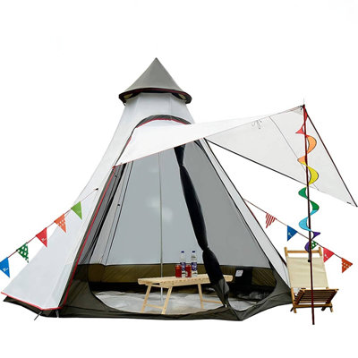 Tente de camping pour 6 personnes Dome