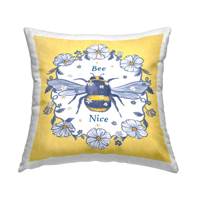 Floral Throw Pillow