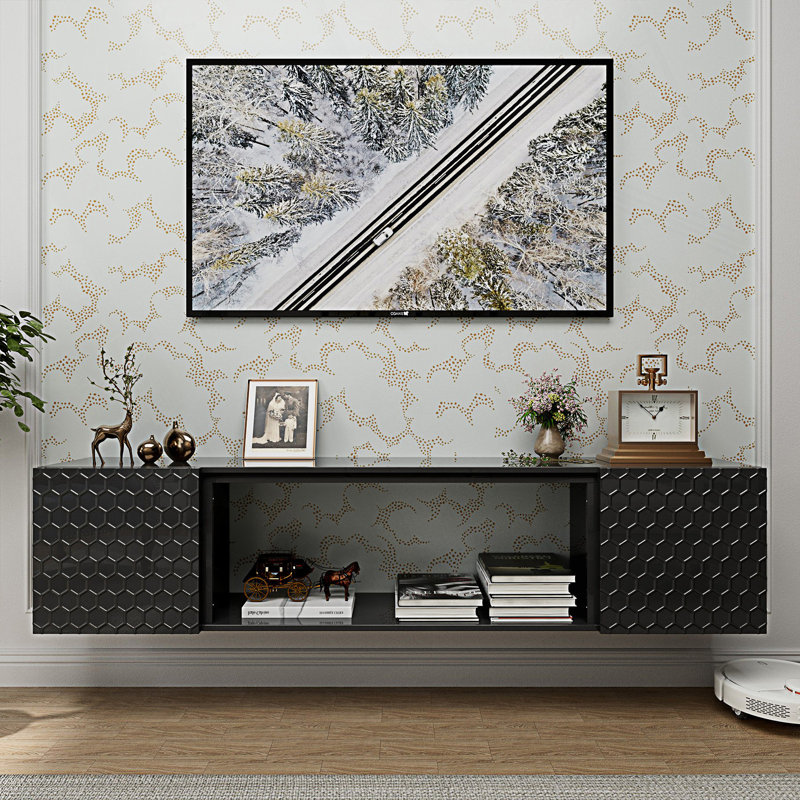Floating TV Wall Mount Stand, Tv Console Table