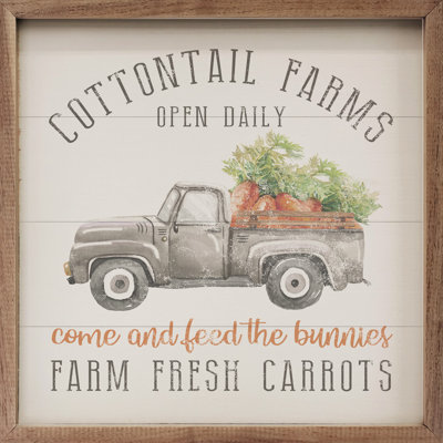 Cottontail Farms Farm Fresh Carrots Truck White