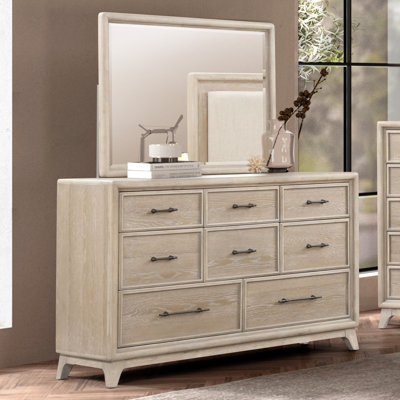 Ensemble de commode et miroir 2 pièces Durgin