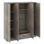 Armoire 4 portes avec tiroir simple pour le rangement de la chambre à coucher-1008185158