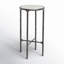 Jessa Forged Metal Tall Round End Table-2037401000