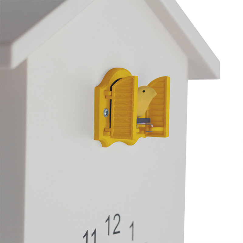 Horloge de table Walplus, Blanc / Jaune