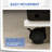 Mobile Printer Stand, Rolling File Cabinet Cart With Wheels, Adjustable Shelf, Drawer And CPU Stand, White