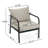 Leora Round Tube Sofa Chair