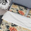 Ensemble de housse de couette vintage vert et beige Dahlia-712134694