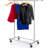 Ishatkar Adjustable Rolling Clothes Rack
