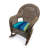 Outdoor Wicker Cushion Set for Bench and 2 Seats-986222382