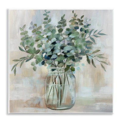 Art sur plaque d'eucalyptus apaisant par Nan