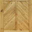 Waldo Solid Oak Wood Barn Door-364872833