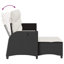  Ensemble de canapé de jardin noir, blanc crème-1954729067-1954729064