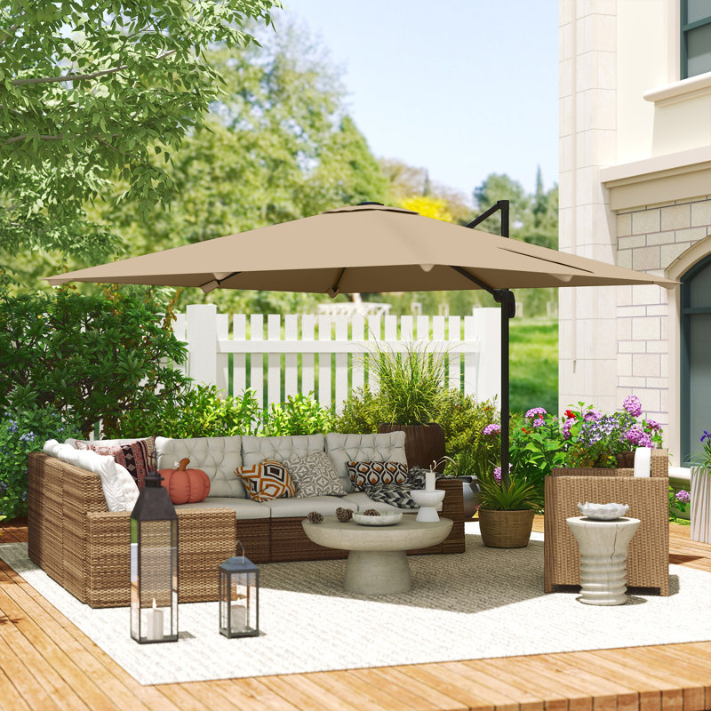 295cm Cantilever Parasol, Beige