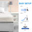 Matelas en mousse viscoélastique imprégnée de gel Alywn Home Ally-1296907791-1296907786