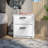 Nightstand Chequered, Two Drawes, Width X 18,9