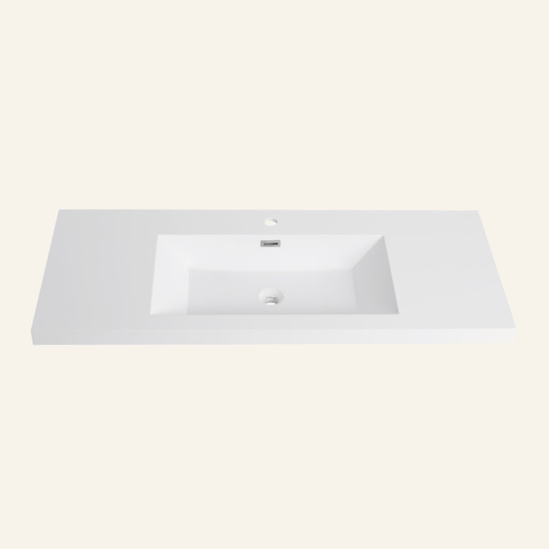 48" Bathroom  Resin Sink